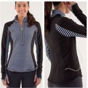 Lululemon U-Turn REVERSIBLE 1/2 Zip Pullover sz 8